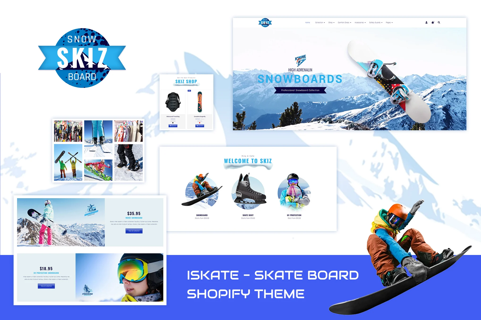 Skiz Ski Boards Shopify Theme