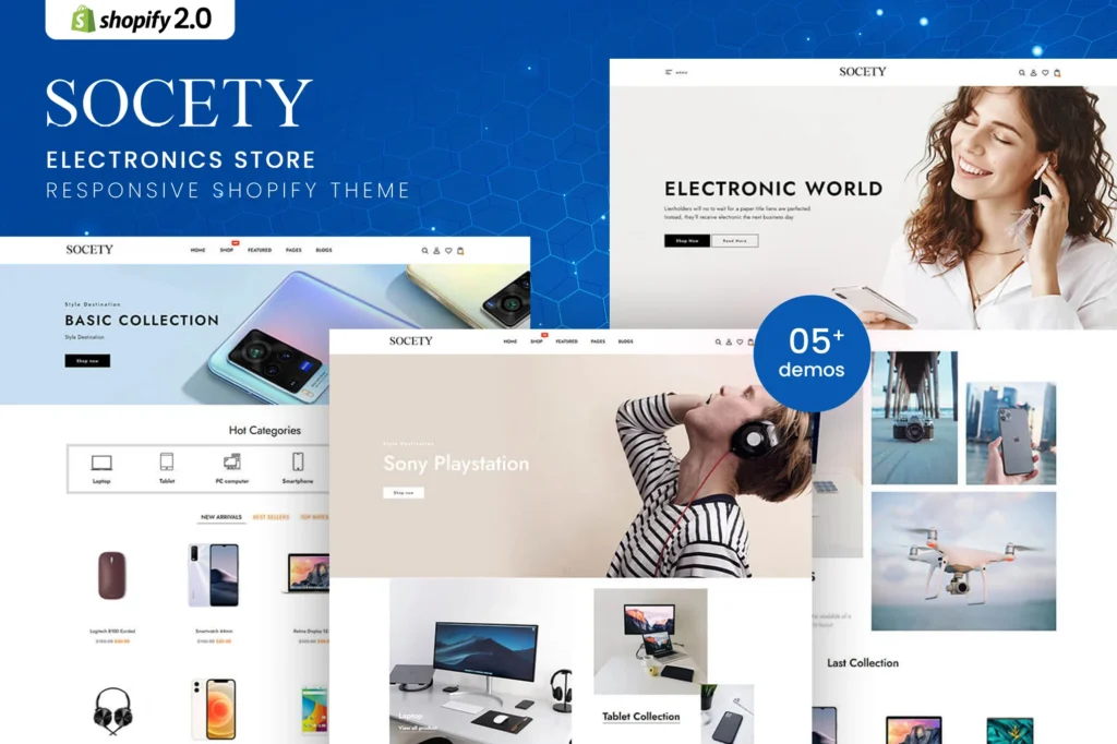 Socety Electronics Shopify Theme