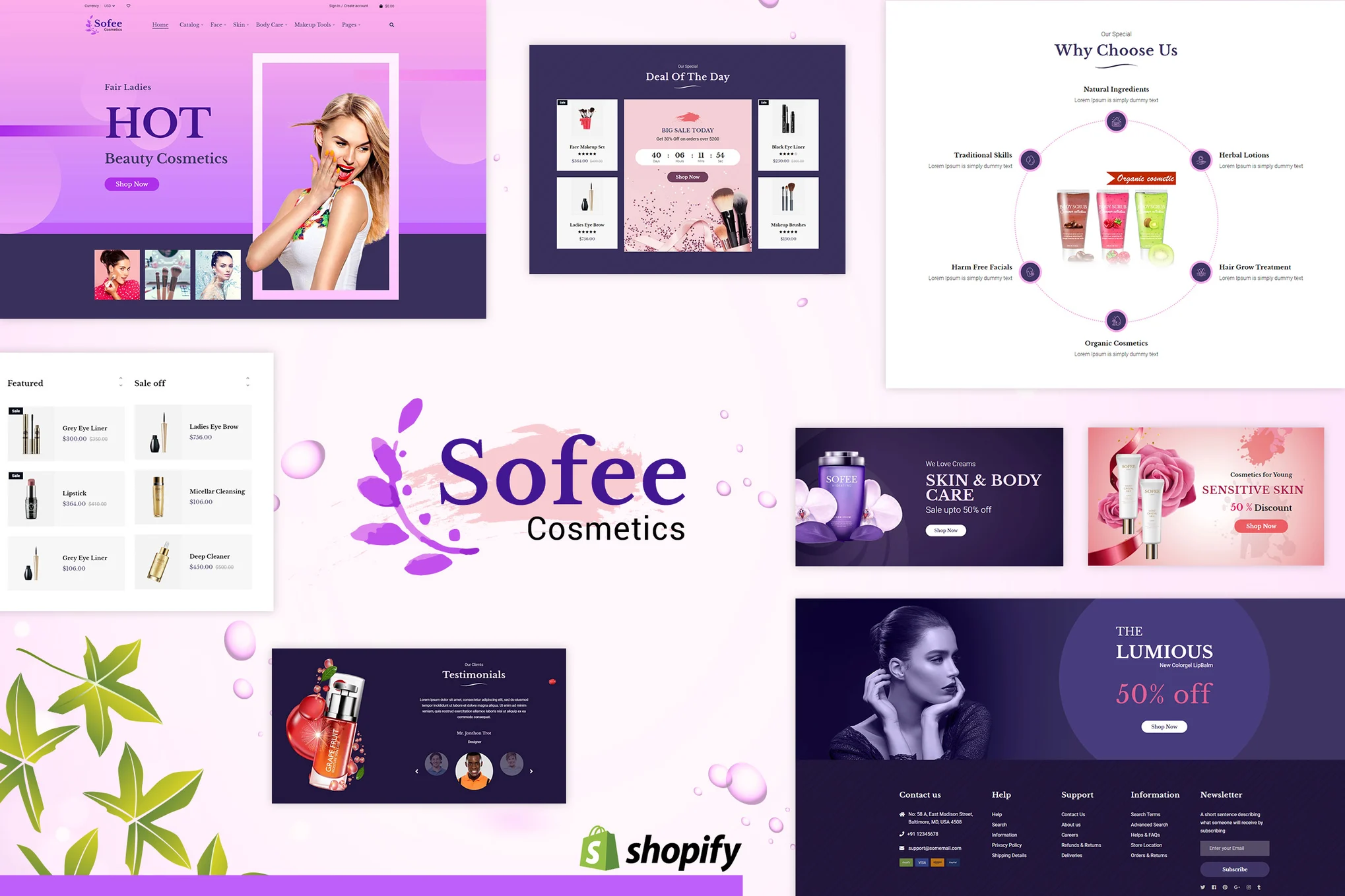Sofee Hair Salon Shopify Theme