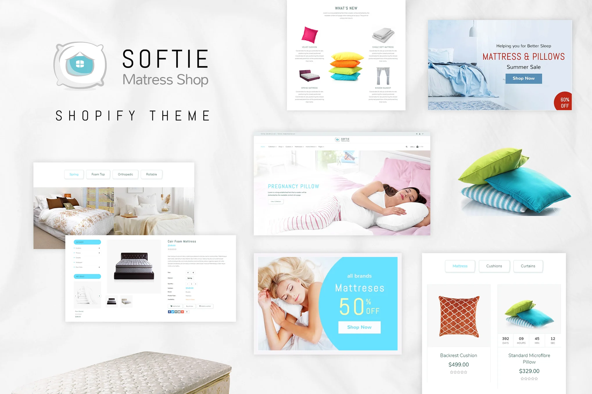 Softie Beds Shopify Theme