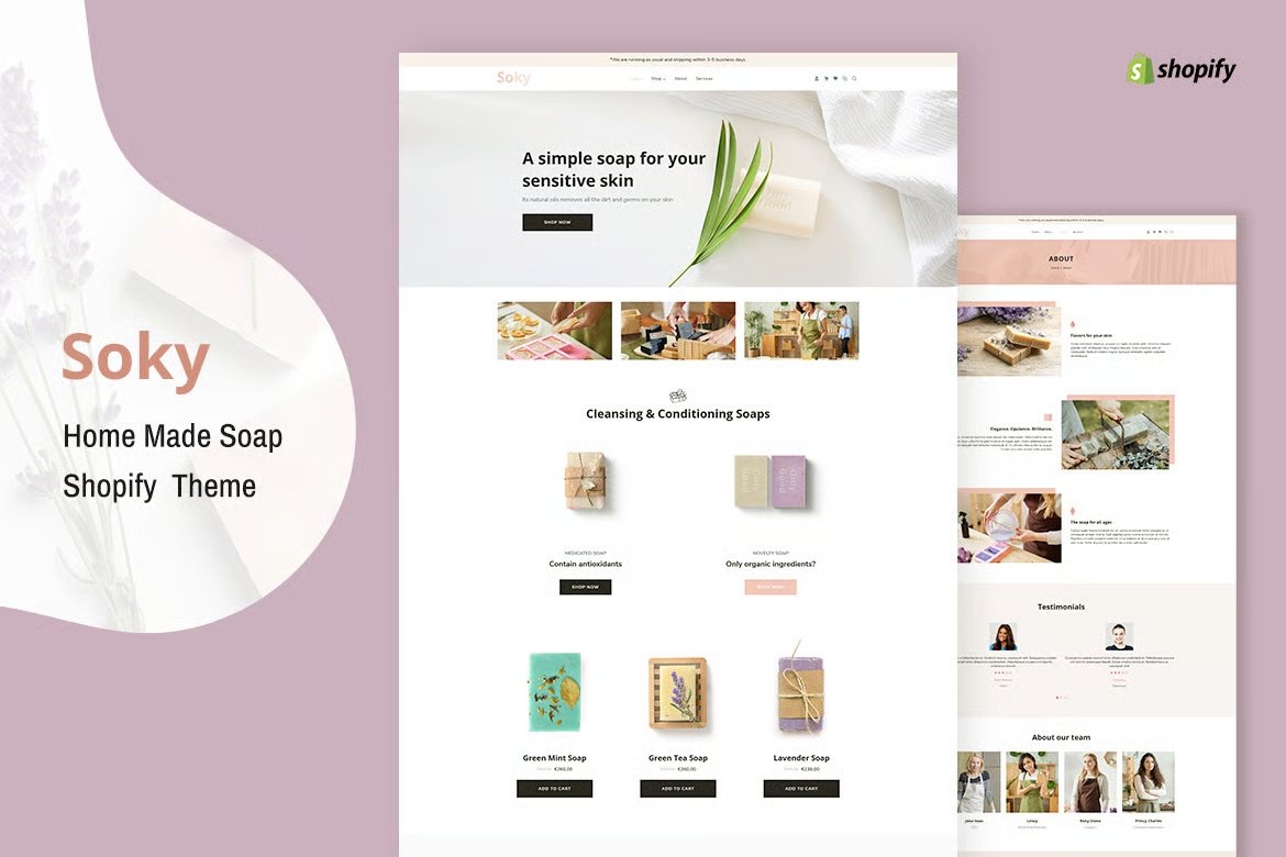 Soky Soap Shopify Theme