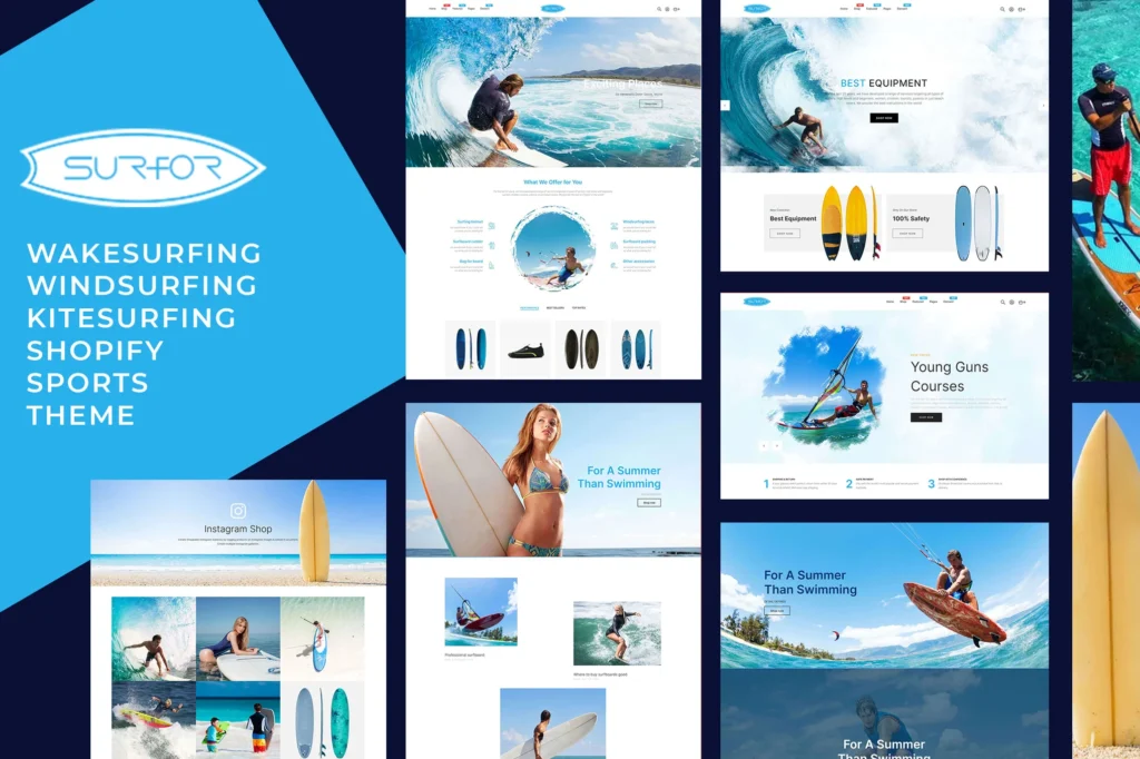 Surfor Sports Shopify Theme