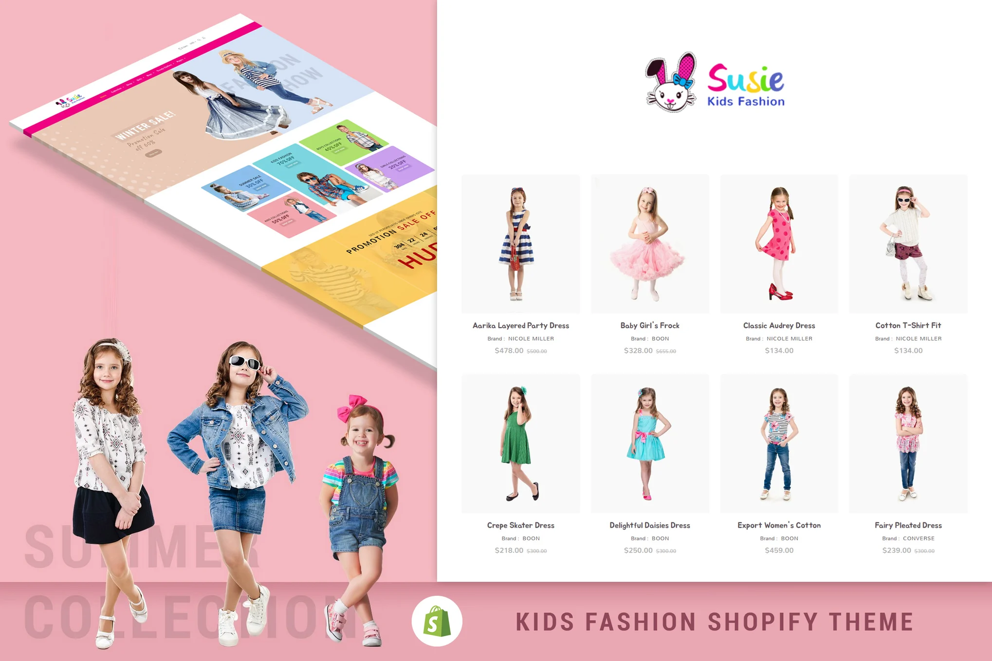 Susie Kids Fashion Shopify Theme