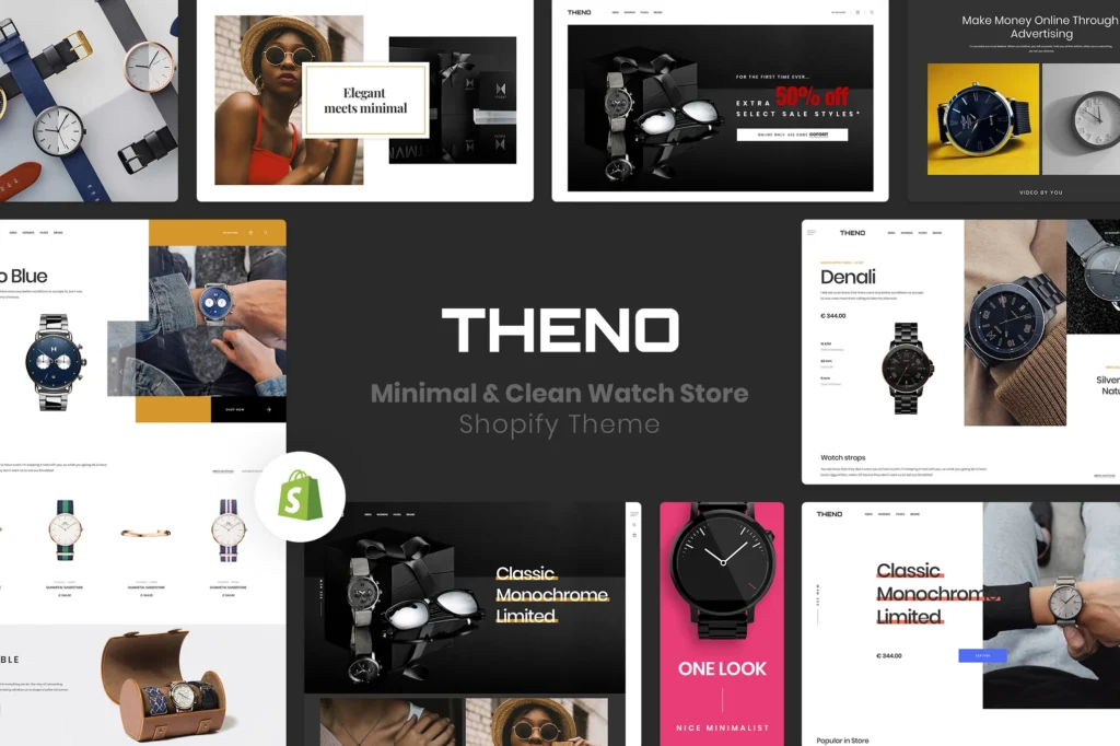 Theno Watch Store Shopify Theme