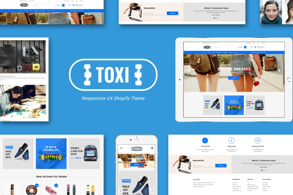 Toxi Skater Shopify Theme