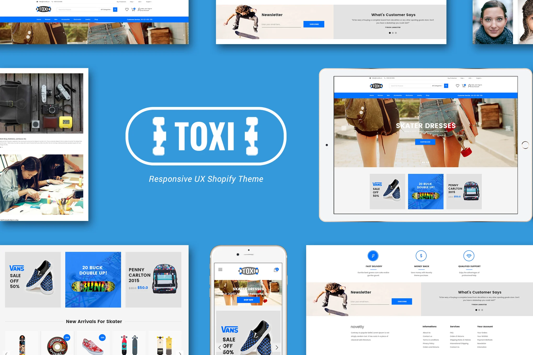 Toxi Skater Shopify Theme