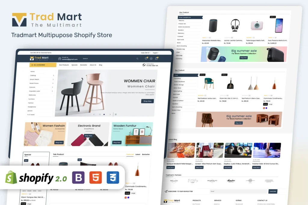 Tradmart MultiPurpose Shopify Theme