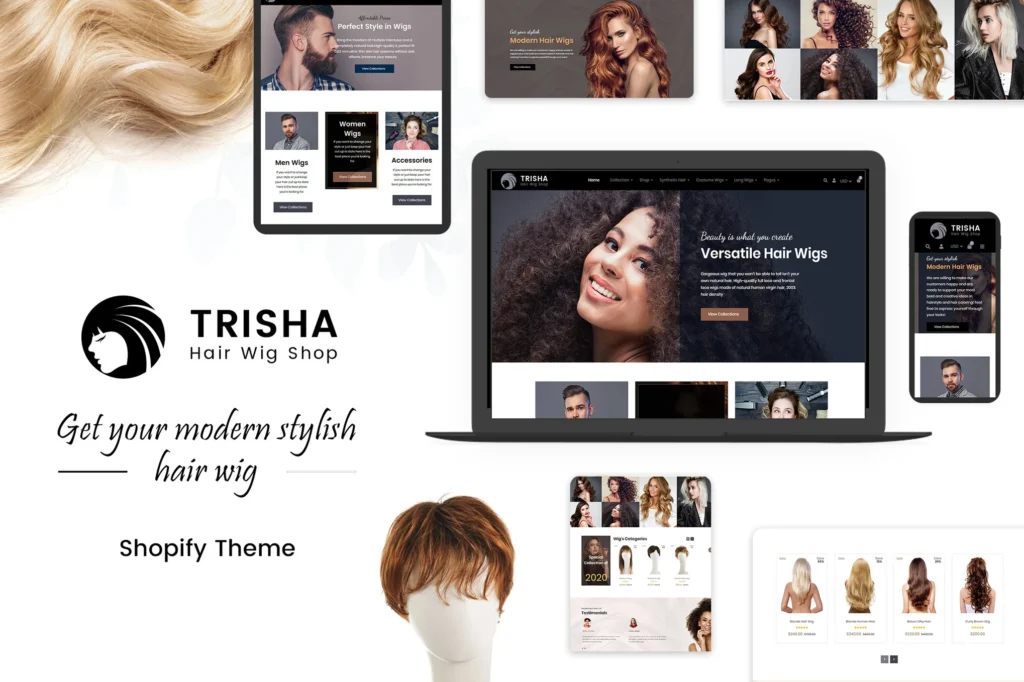 Trisha Wig Shopify Theme