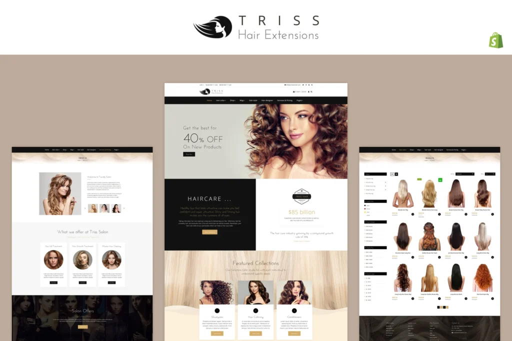Triss Salon Shopify Theme