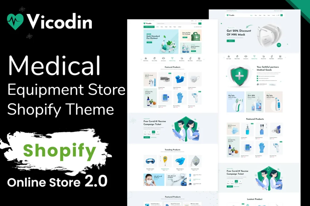 Vicodin Medical Shopify Theme