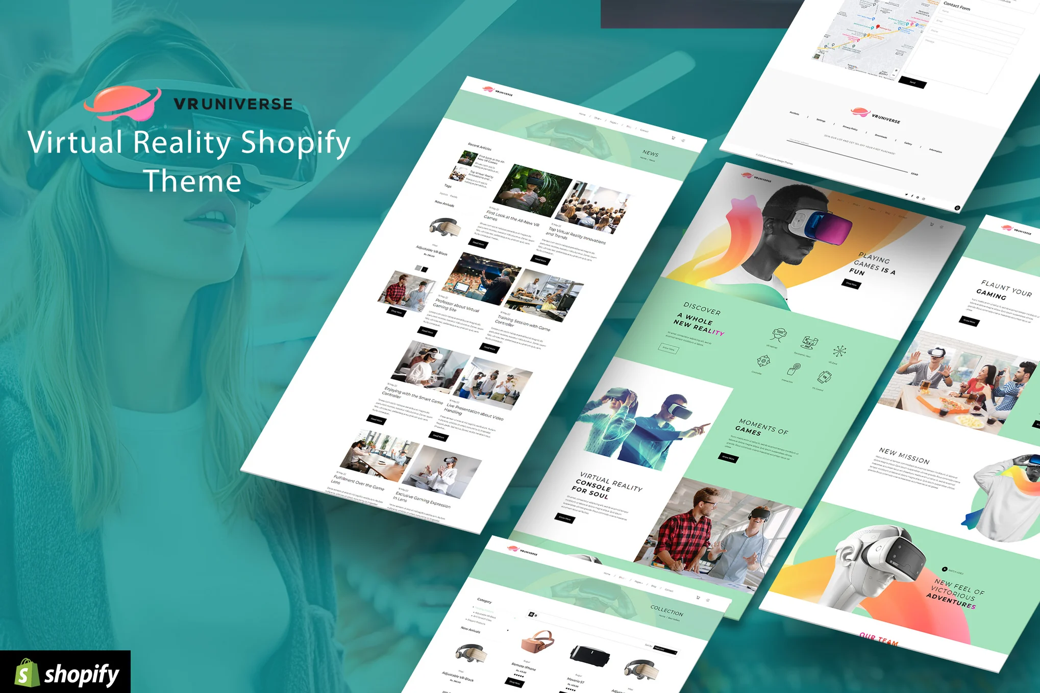 VRUniverse Store Shopify Theme