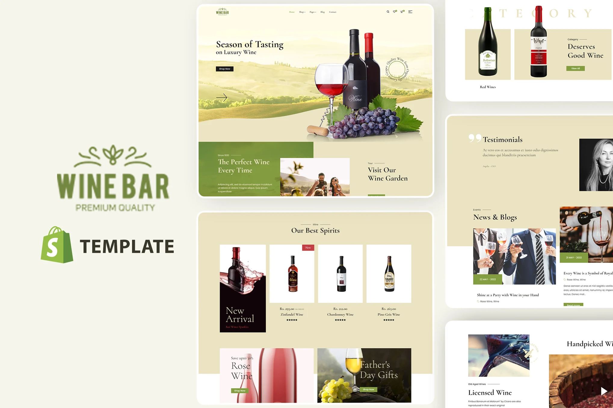 WineBar Liquor Shop Shopify Theme