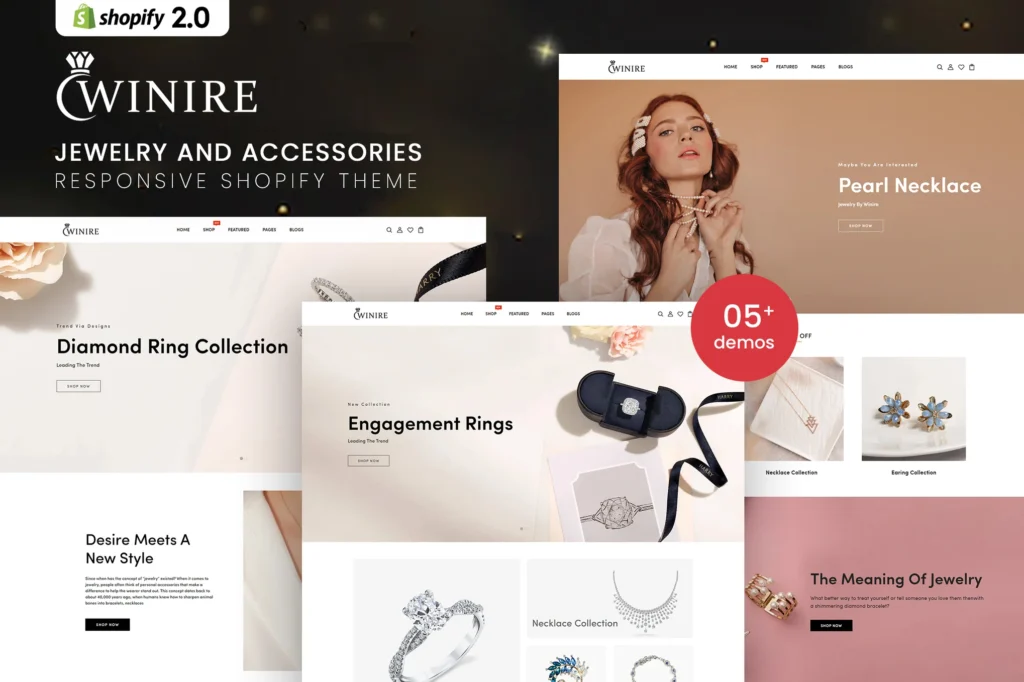 Winire Jewelry Shopify Theme