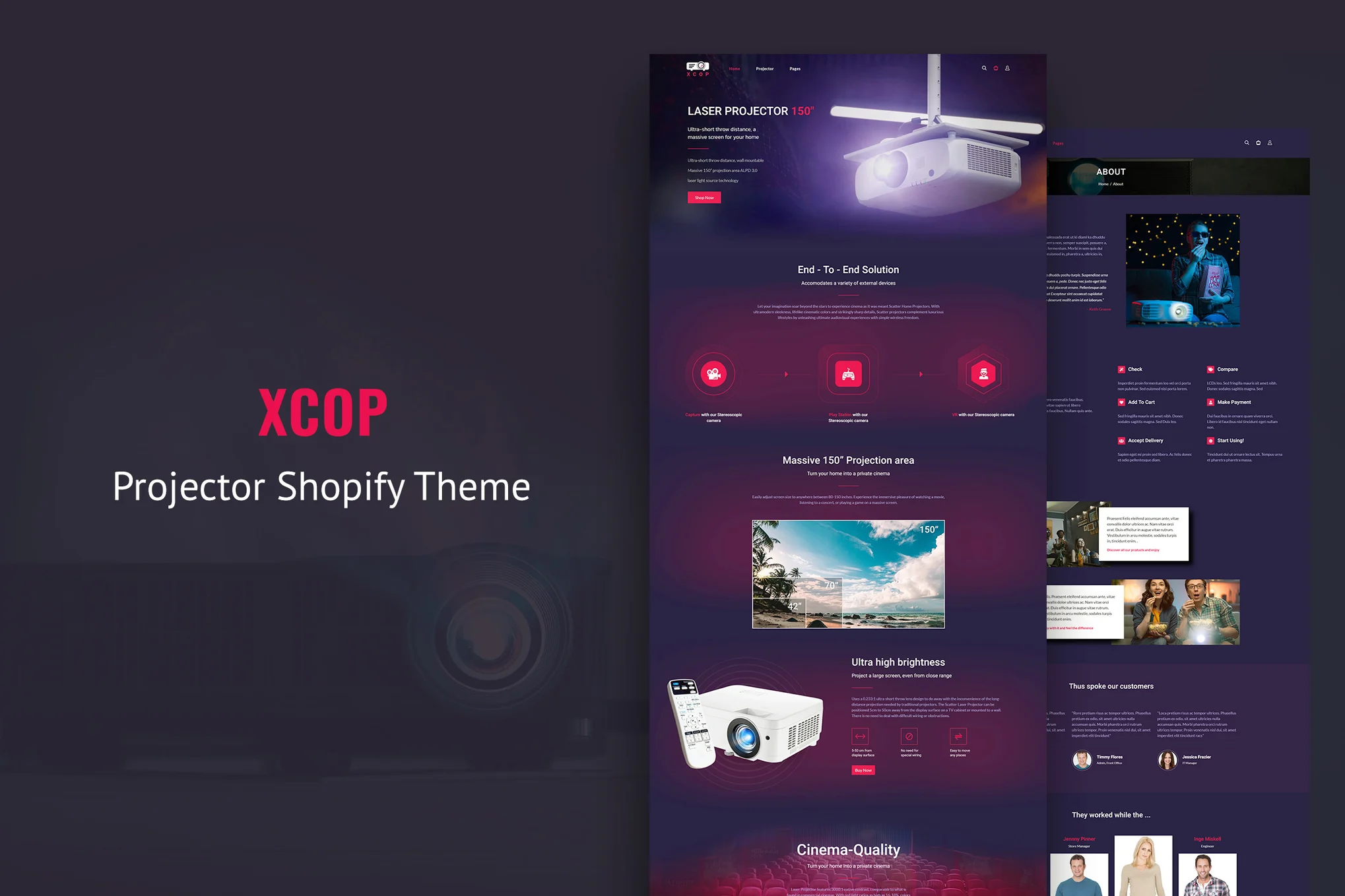Xcop Entertainment Shopify Theme