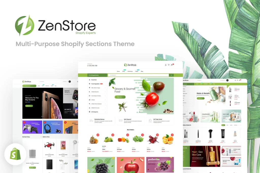 ZenStore Multipurpose Shopify Theme
