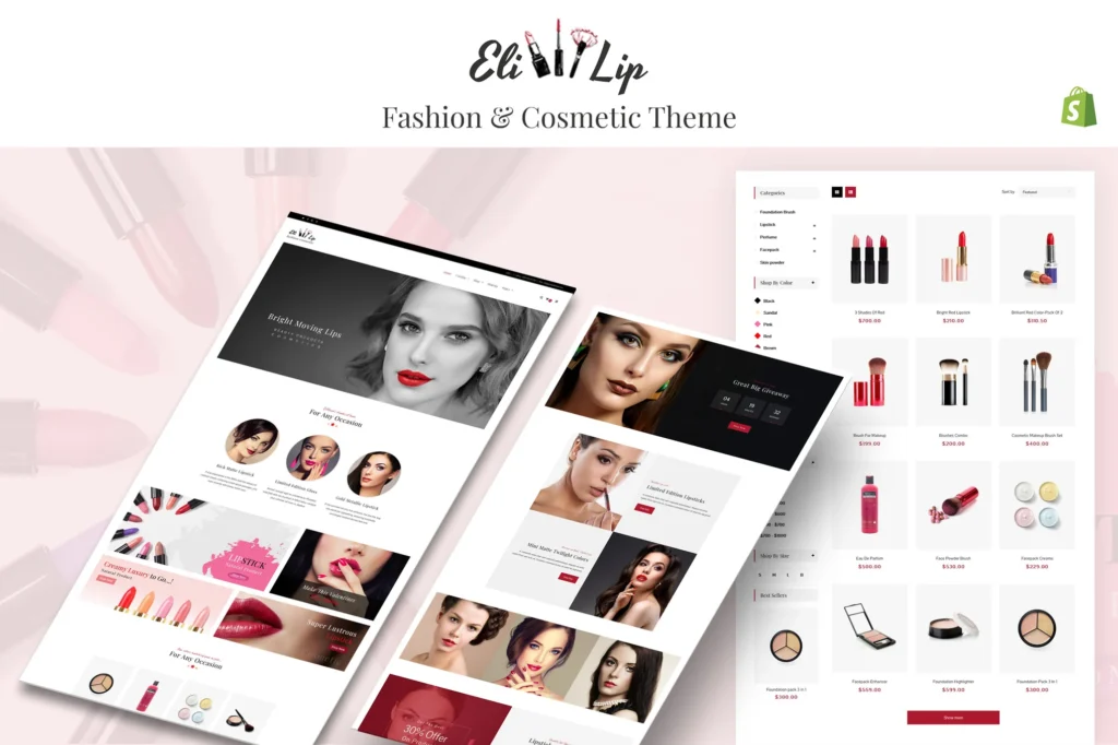 Eli Lipstick Shopify Theme
