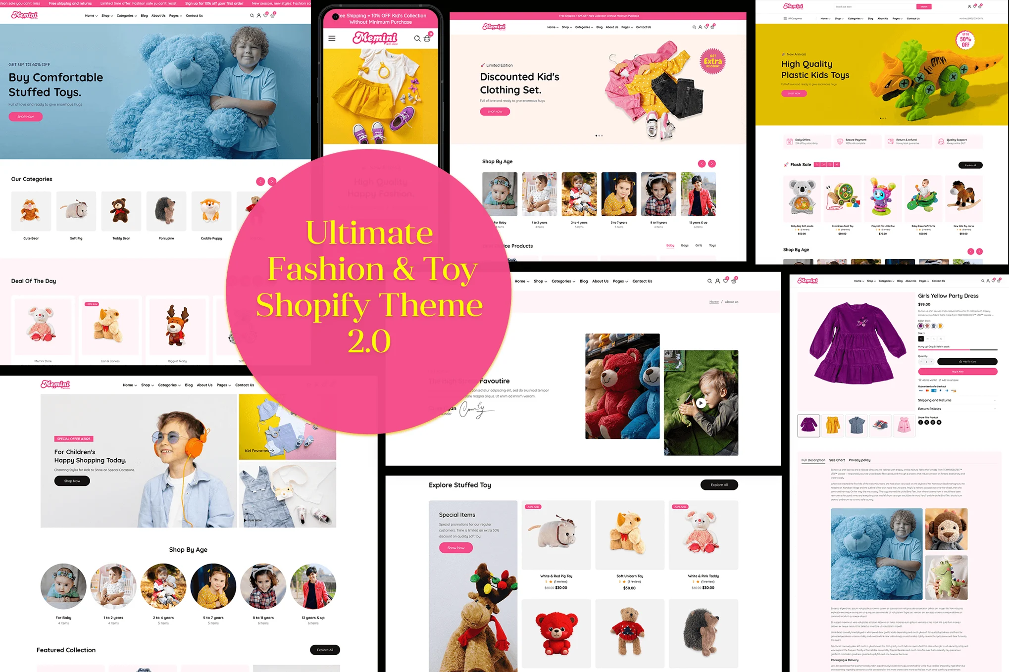 Memini Kids Toy Shopify Theme