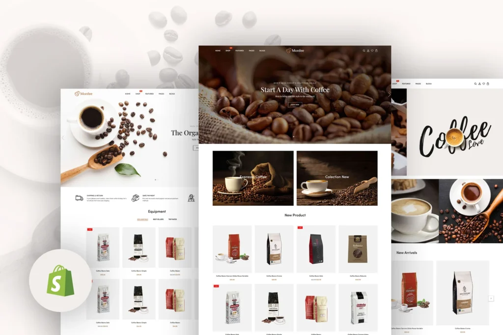 Monfee Coffee Shops Shopify Theme