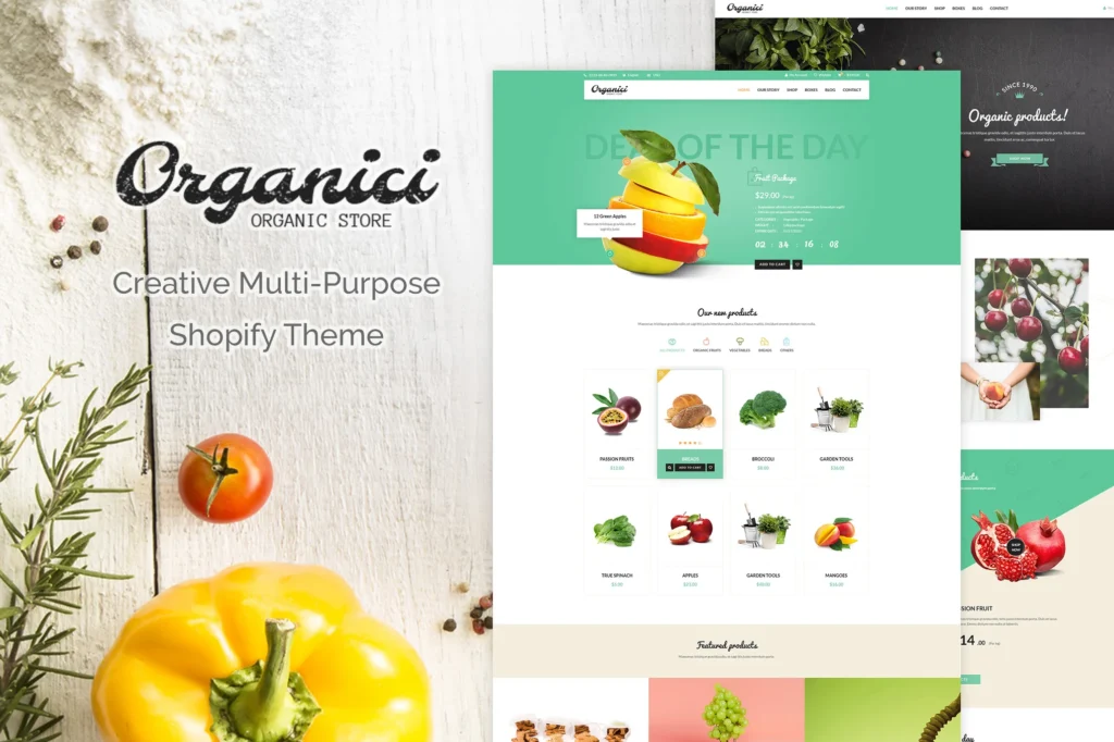 Organici Fruits Shopify Theme