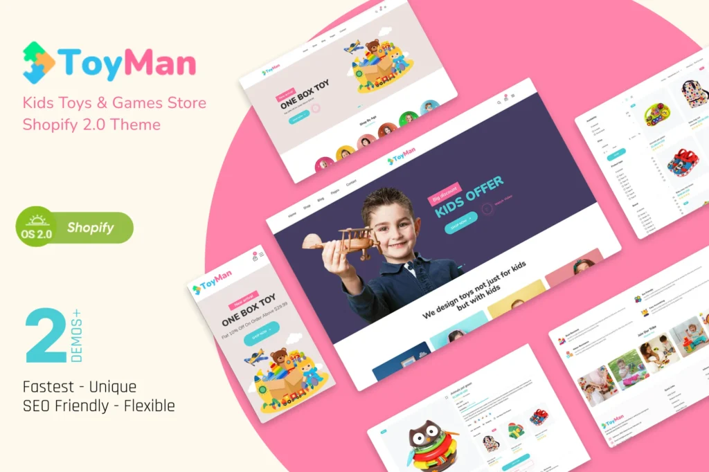 ToyMan Baby Store Shopify Theme